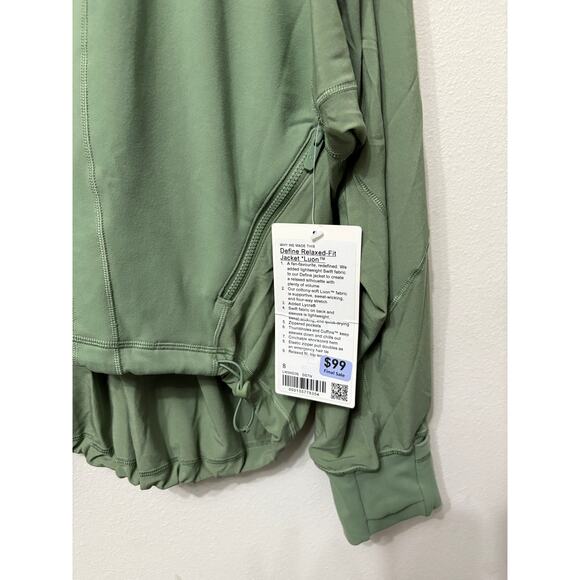 NWT Define Relaxed-Fit Jacket Size 8 Desert Green $148 MSRP - Picture 2 of 4